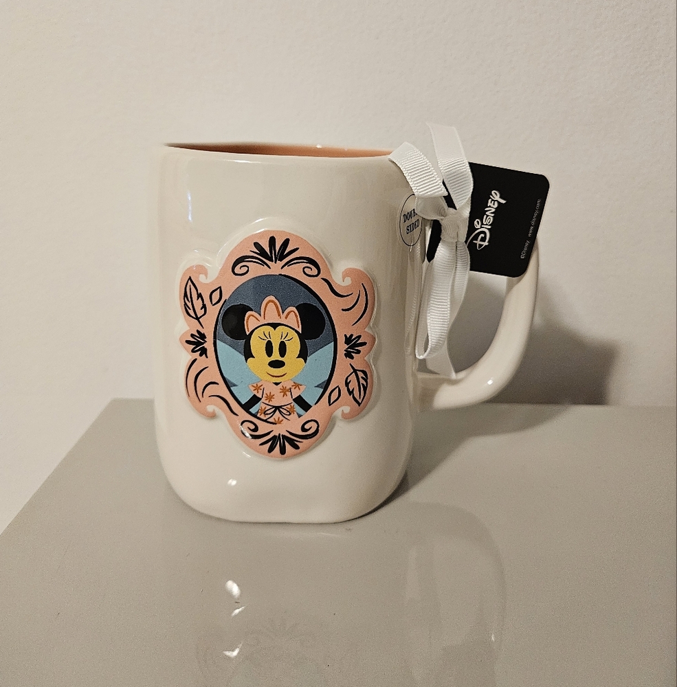 Rae Dunn X Disney HAPPY HAUNTING Halloween Mug Minnie Mouse